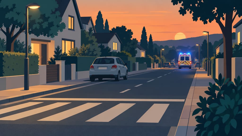 Boy, About 9, Moderately Hurt After Being Hit by a Car on Tzalon Street in Harish