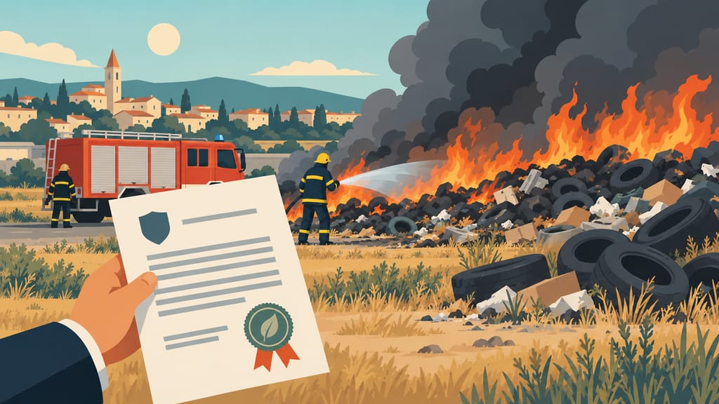 Harish Acting Mayor Signs Letter From 110 Local Leaders Demanding National Emergency Plan on Waste Fires