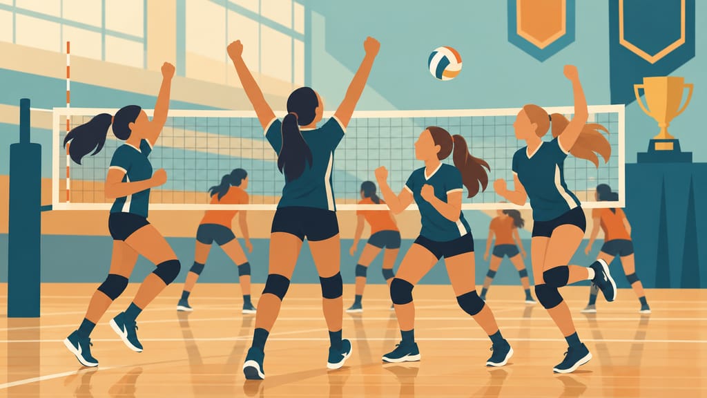 Harish High School Girls' Volleyball Team Qualifies for National Championship