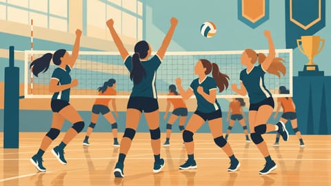 Harish High School Girls' Volleyball Team Qualifies for National Championship