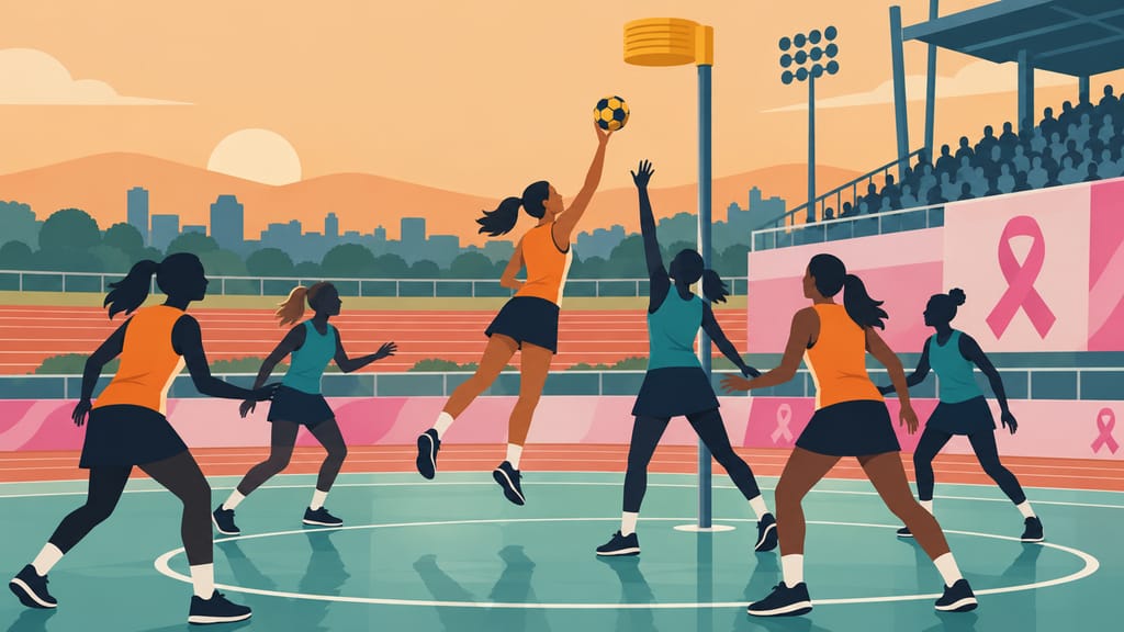 Harish Mothers' Korfball Team Wins Two of Four Games at National Breast Cancer Awareness Tournament