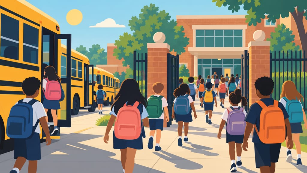 Harish Opens the School Year With Roughly 1,280 More Children Than Last Year