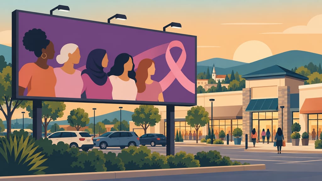 Harish Women's Forum Fronts City Billboard Campaign Urging Breast Cancer Screening
