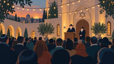Hundreds Attend Harish Rally With Leading Torah Sages in Support of United Torah Judaism