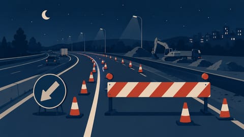 Route 6 Closed Southbound Overnight for Four Nights Between Ein Tut and Iron Interchanges
